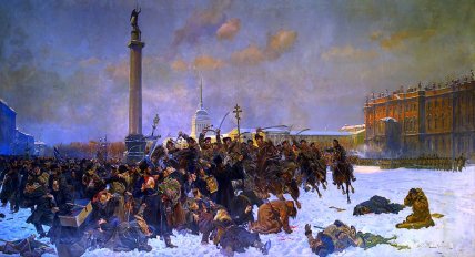 Кровавое воскресенье. Художник Войцех Коссак, после 1905 года