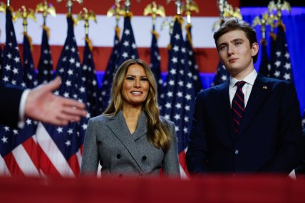 Мелания и Бэррон Трамп