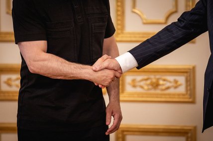 Зеленський і дружина