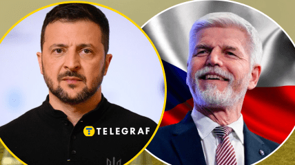Владимир Зеленский и Петр Павел (слева направо)