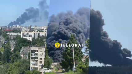 В Казани случился масштабный пожар
